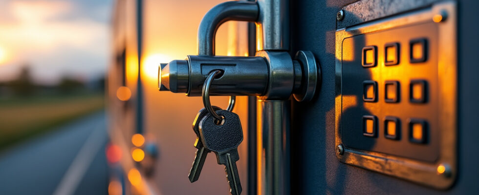 découvrez comment choisir un cadenas performant pour votre remorque utilitaire et comment l'utilisation de clés ou de codes peut renforcer la sécurité de vos biens contre le vol.