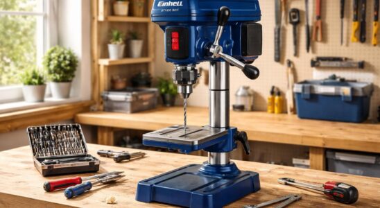 découvrez la perceuse à colonne einhell bt-bd 501, parfaite pour les débutants. facile à utiliser et fiable, elle vous accompagnera dans tous vos projets de bricolage avec précision et confort.