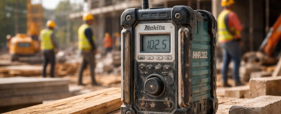 découvrez la makita dmr 102, la radio de chantier robuste et résistante, testée pour vous offrir un son clair et une durabilité à toute épreuve sur vos chantiers.