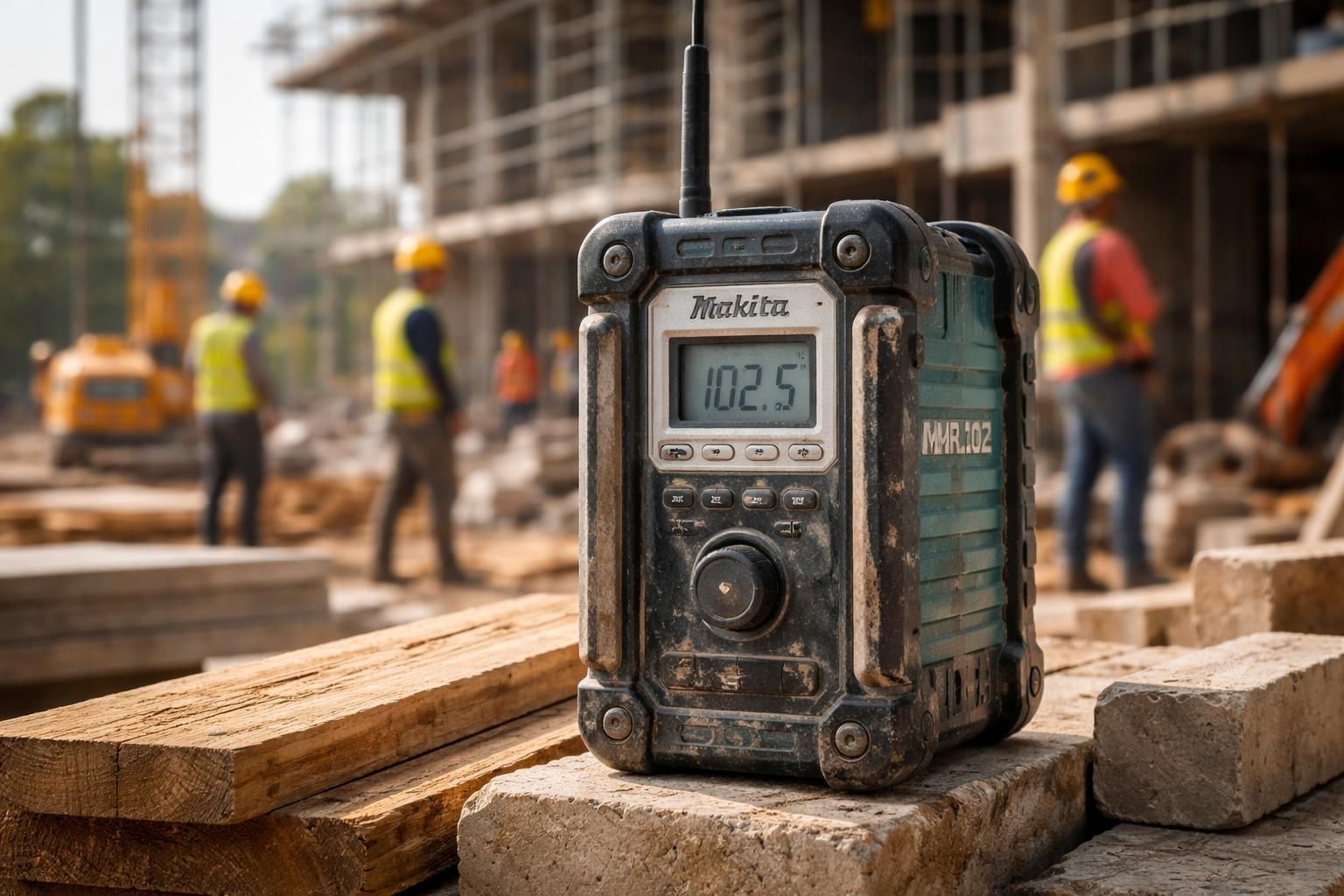découvrez la makita dmr 102, la radio de chantier robuste et résistante, testée pour vous offrir un son clair et une durabilité à toute épreuve sur vos chantiers.