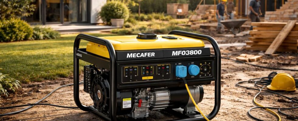 découvrez le mecafer mf3800, un groupe électrogène polyvalent idéal pour alimenter votre maison et vos chantiers. puissant, fiable et facile à utiliser, il répond à tous vos besoins en électricité.