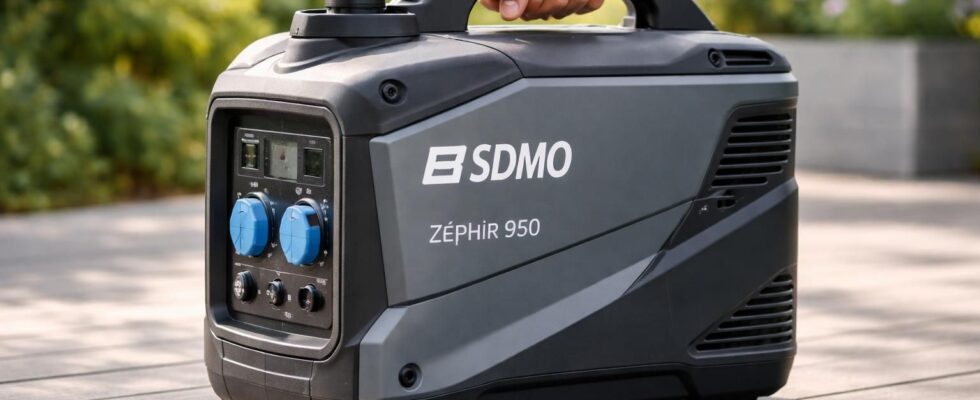 découvrez le sdmo zéphir 950, un mini groupe électrogène portable et silencieux, idéal pour une alimentation électrique fiable et discrète lors de vos déplacements ou activités en extérieur.