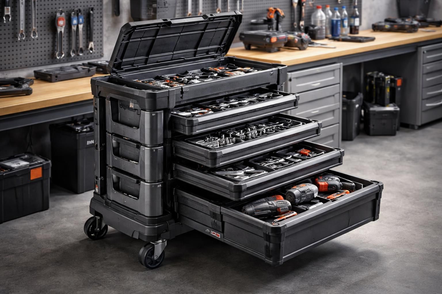 découvrez la servante d’atelier keter, une solution de rangement robuste et modulable, idéale pour organiser efficacement vos outils et optimiser votre espace de travail.