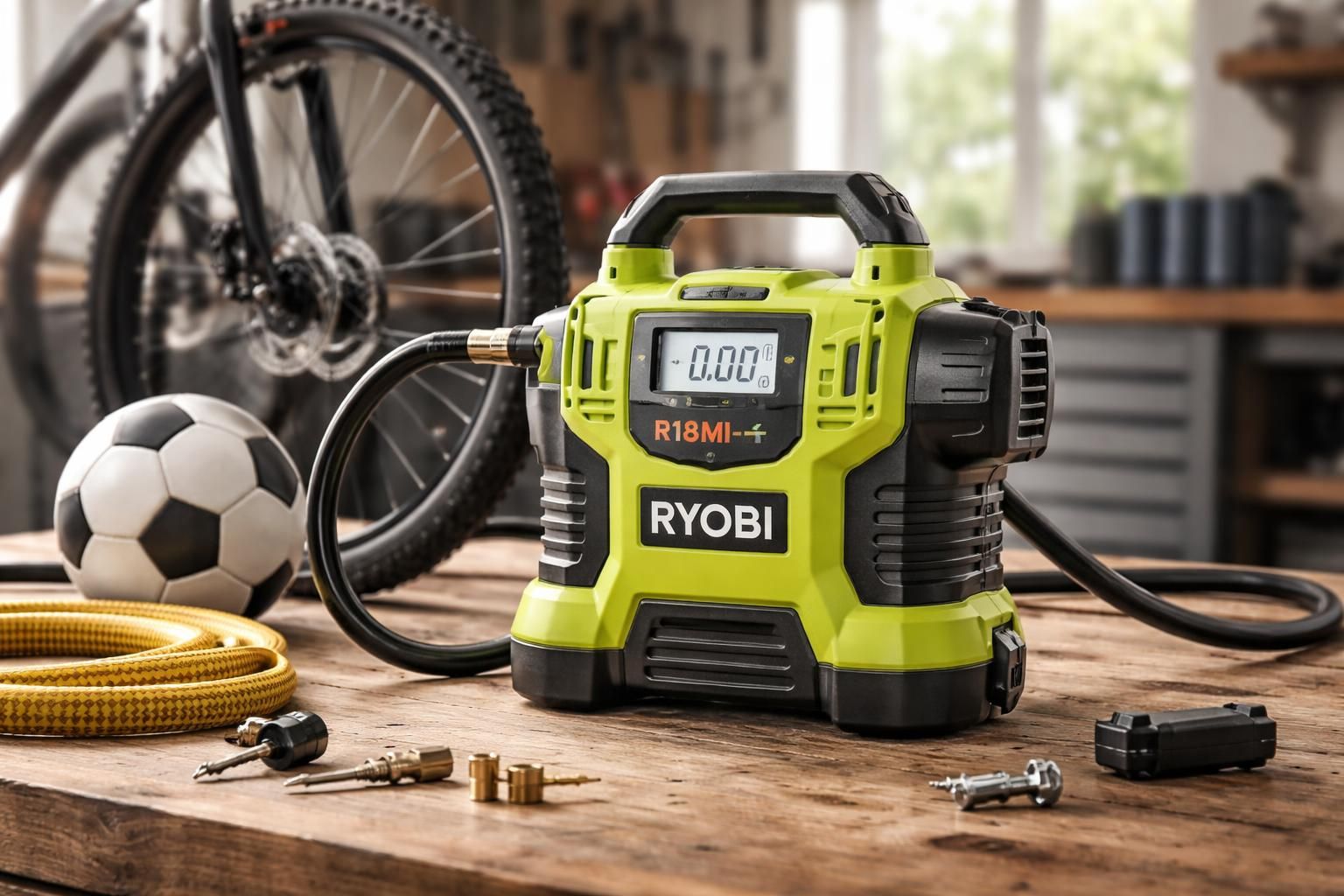 découvrez notre test complet du compresseur ryobi r18mi-0, un outil 3-en-1 performant pour le gonflage et la mesure de pression, idéal pour tous vos besoins de bricolage.