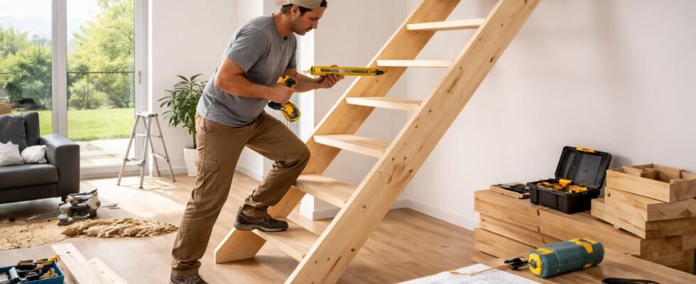 découvrez des astuces pratiques pour installer un escalier chez vous à moindre coût, tout en respectant votre budget travaux.