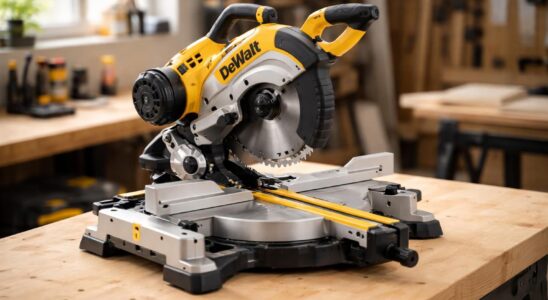 découvrez la scie à onglet radiale compacte dewalt dws774, conçue pour les professionnels exigeants alliant précision, puissance et ergonomie.