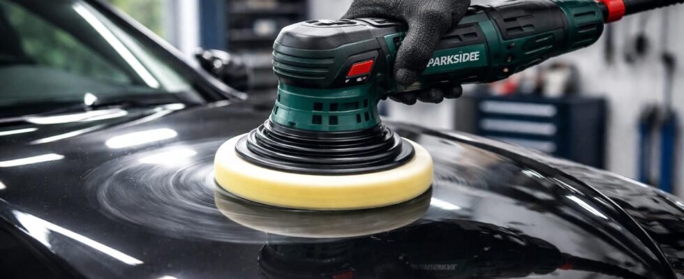 découvrez la polisseuse parkside, l'outil idéal pour redonner facilement de l'éclat à votre voiture et lui retrouver son aspect neuf en un rien de temps.