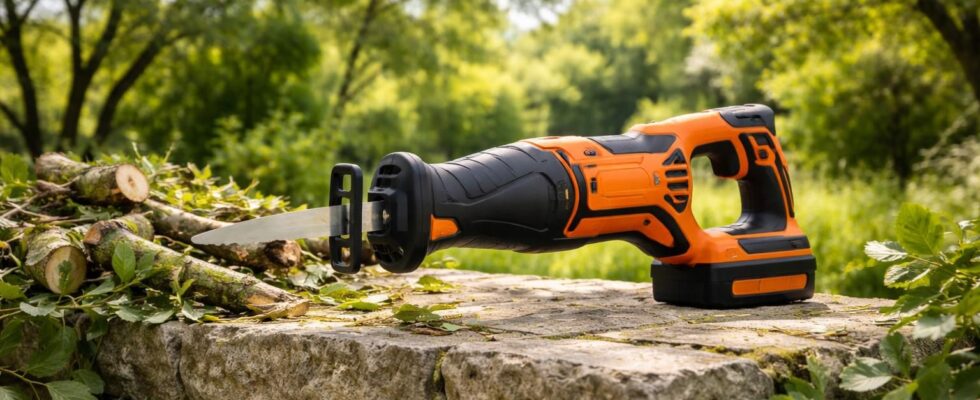 découvrez la scie sabre black & decker, l'outil idéal alliant puissance et autonomie pour entretenir votre jardin en toute liberté.