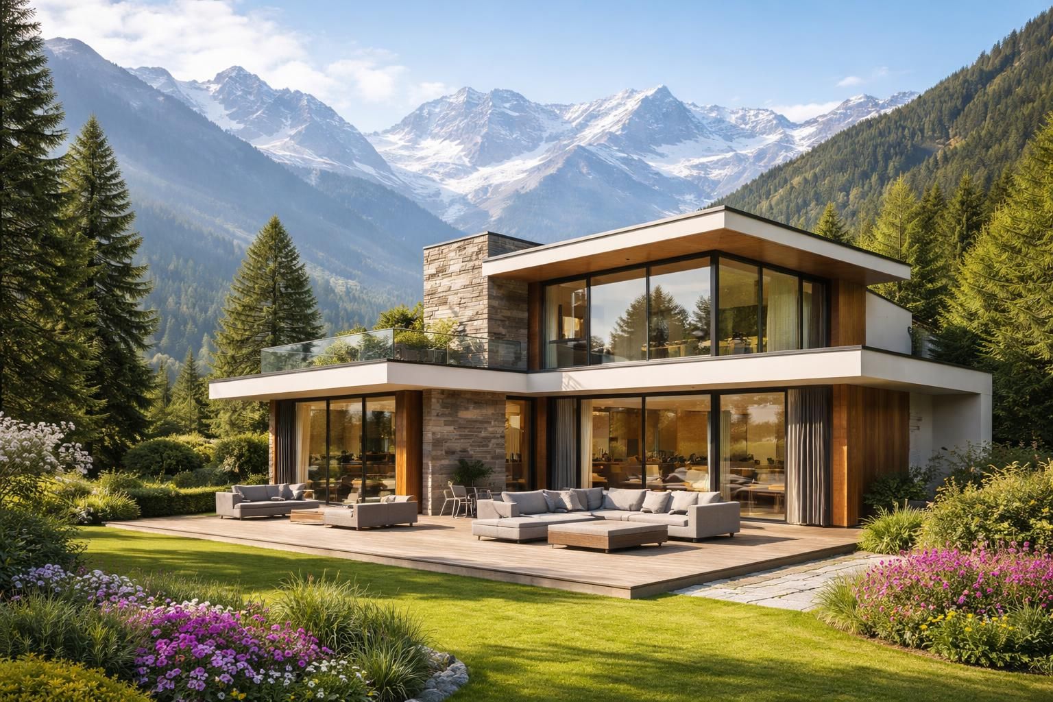 explorez la somptueuse maison d'alain delon en suisse et découvrez le cadre idyllique où vit cette icône du cinéma français.