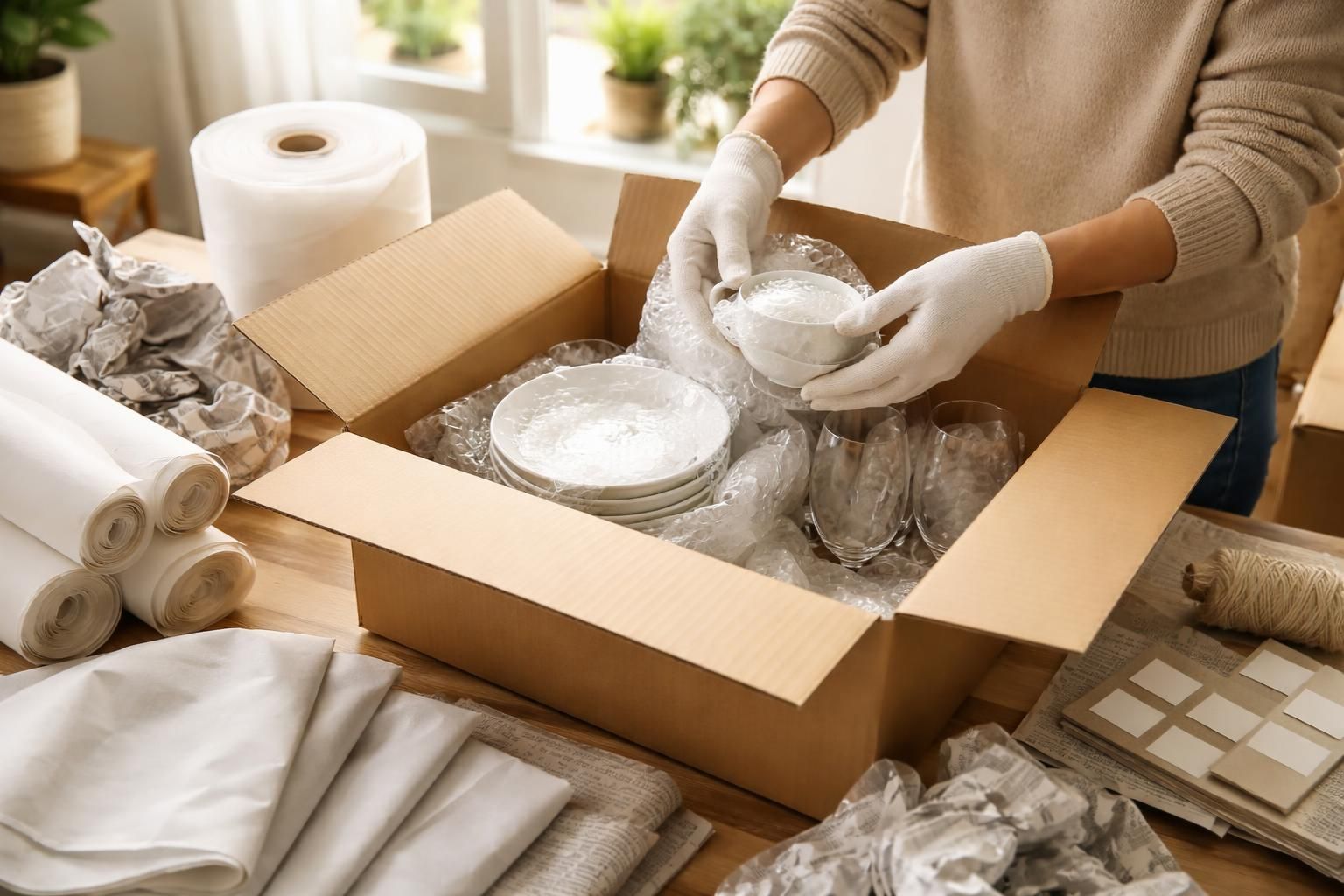 découvrez nos astuces pratiques pour un remplissage de carton de déménagement efficace et sécurisé afin d'éviter que vos objets ne se cassent durant le transport.