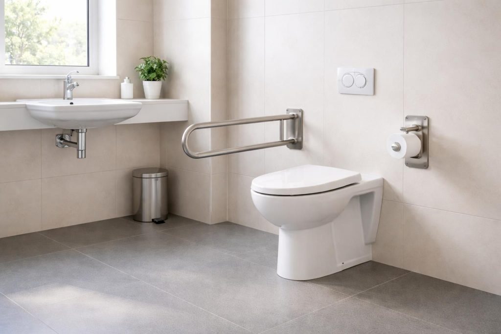 découvrez les normes pmr concernant la hauteur des wc pour personnes handicapées afin d'assurer accessibilité et confort conformes aux réglementations en vigueur.