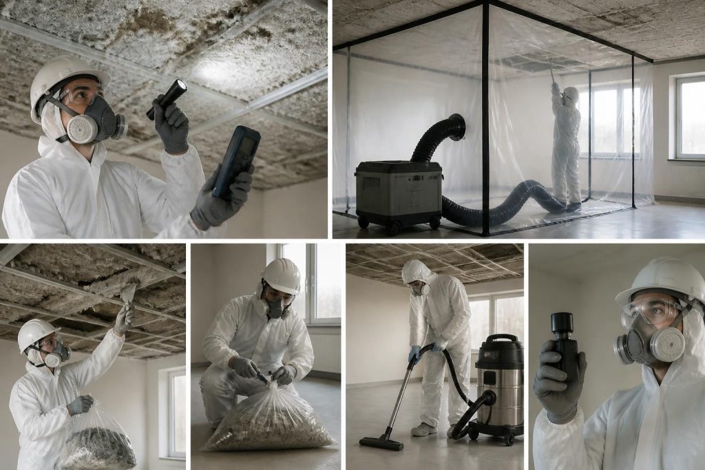 découvrez les étapes essentielles pour éliminer l'amiante dans l'isolation au plafond en toute sécurité, en respectant les normes sanitaires et protégeant votre santé.